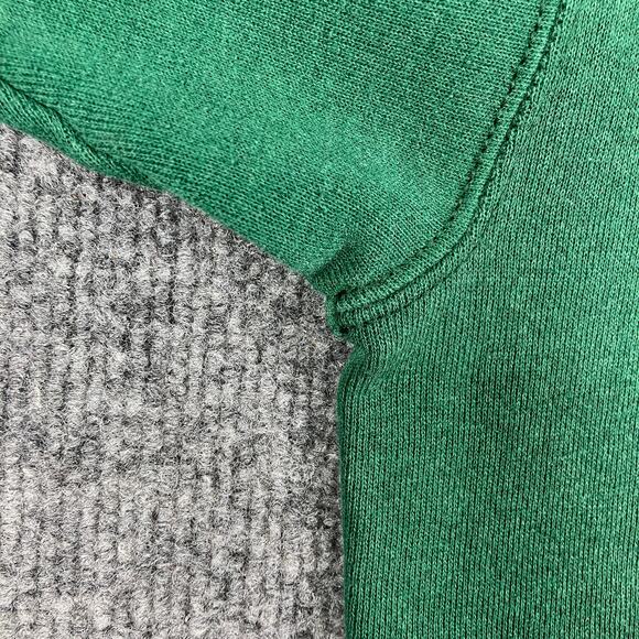 Vintage Birds Sweatshirt Womens Size L Green Cardinal Graphic Winter Crewneck - Picture 8 of 10